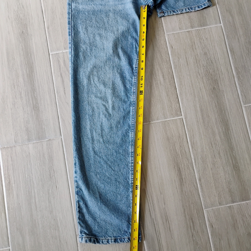 Wild Fable Distressed Denim Straight Leg Jeans Sz 6 - Picture 14 of 15